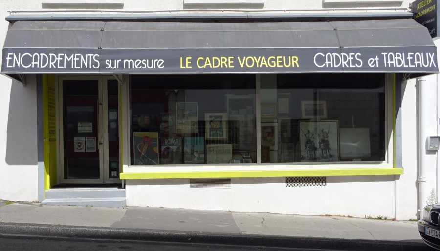 atelier encadrement tableau cadre affiche illustration royan le cadre voyageur